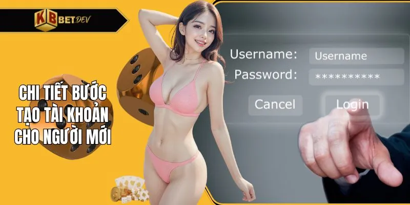 Chi tiết 3 bước tạo tài khoản cho người mới