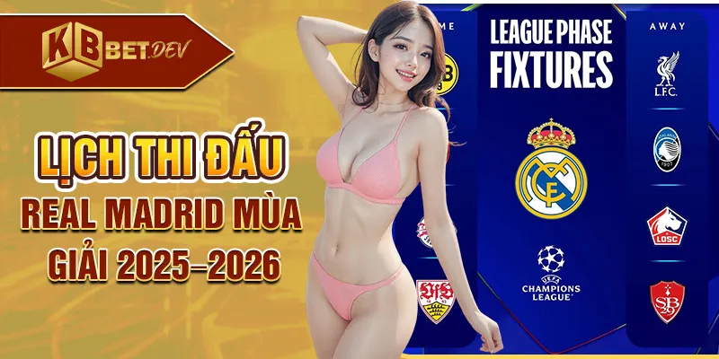 lịch thi đấu real madrid